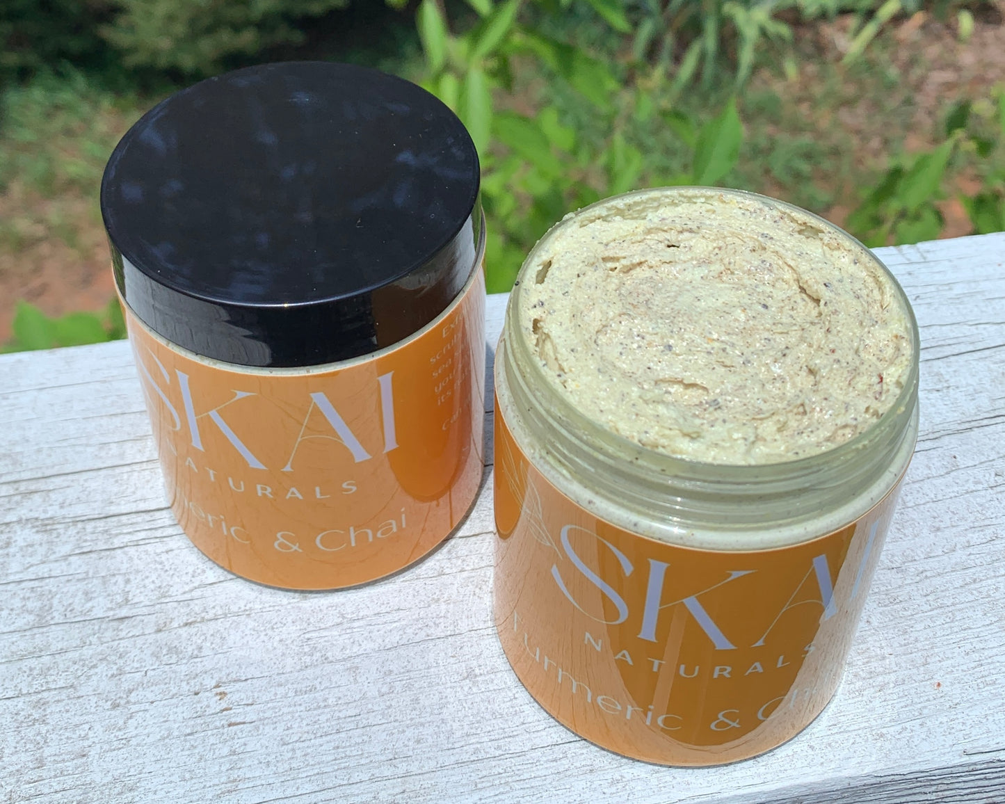 Foaming Bath Tumeric Chai Coffee Scrub