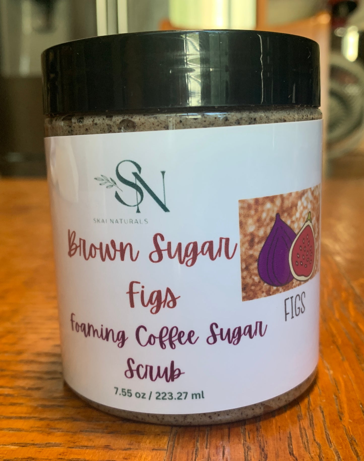 Foaming Coffee Sugar Scrub *Brown Sugar & Fig* small