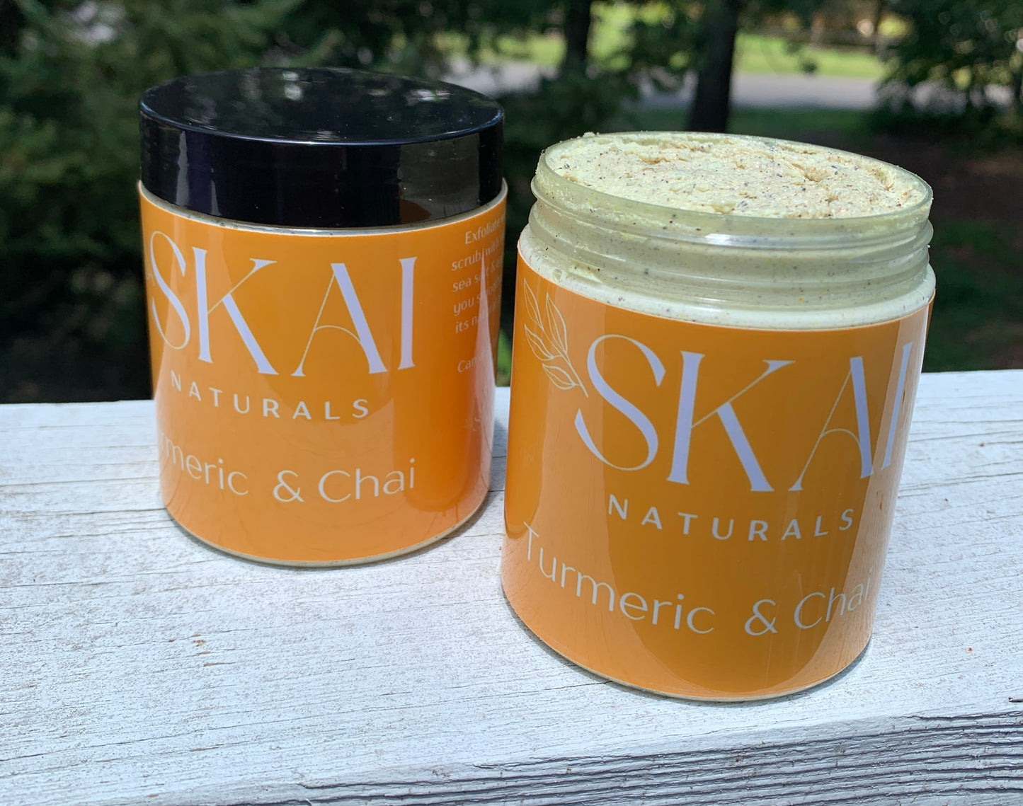 Foaming Bath Tumeric Chai Coffee Scrub