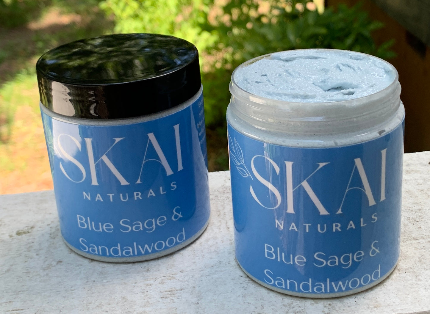 Foaming Bath Sugar scrub- Blue sage & Sandalwood