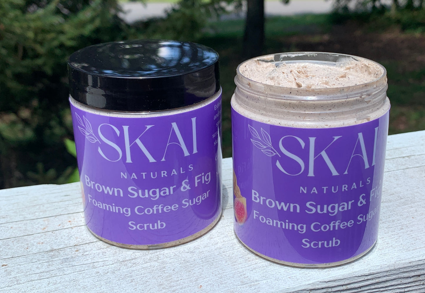 Foaming Bath Brown Sugar & Fig Coffee Scrub