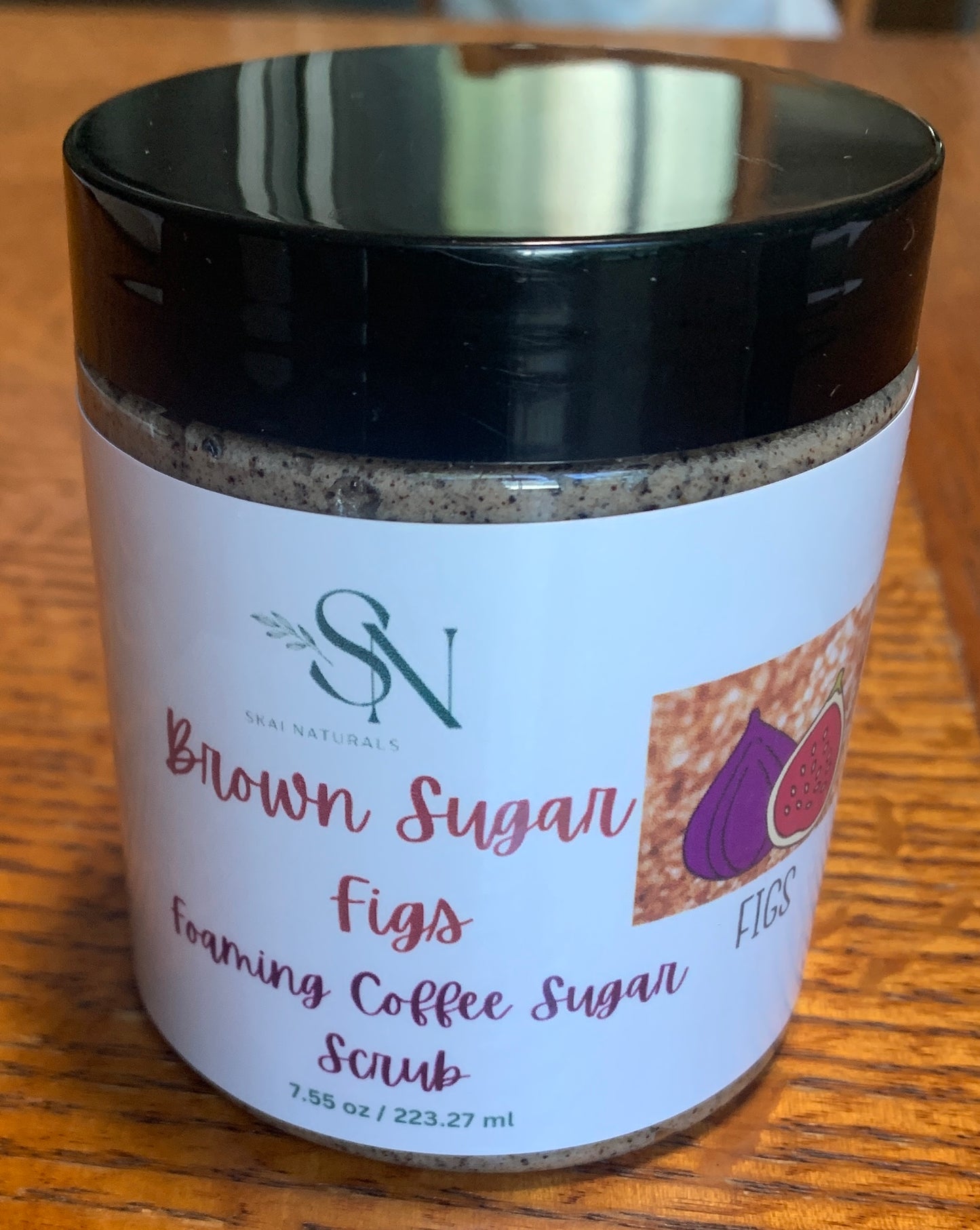 Foaming Coffee Sugar Scrub *Brown Sugar & Fig* small