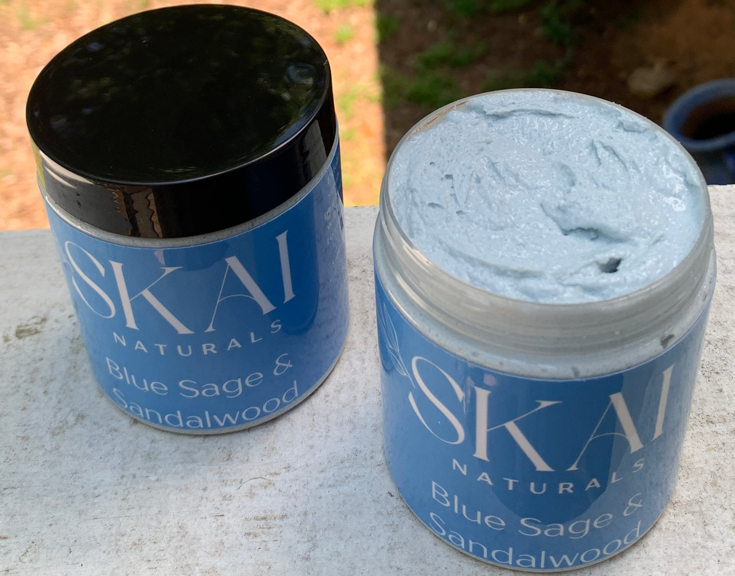 Foaming Bath Sugar scrub- Blue sage & Sandalwood