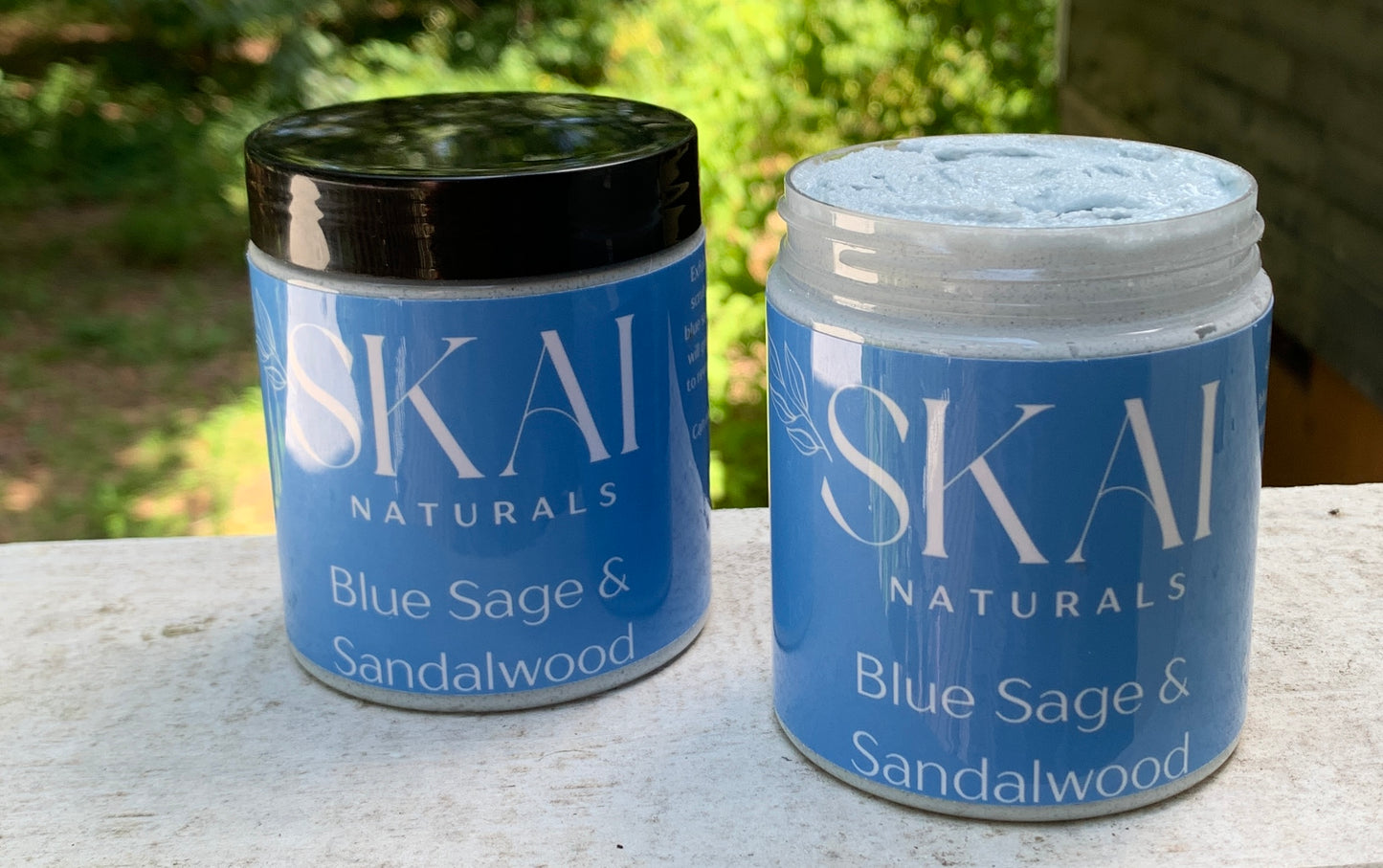 Foaming Bath Sugar scrub- Blue sage & Sandalwood
