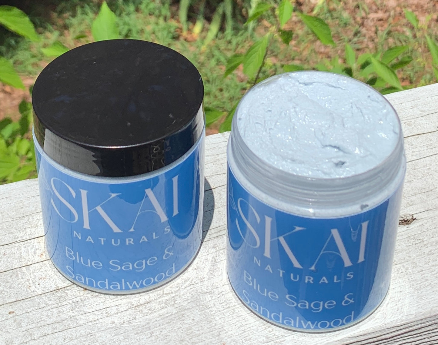 Foaming Bath Sugar scrub- Blue sage & Sandalwood