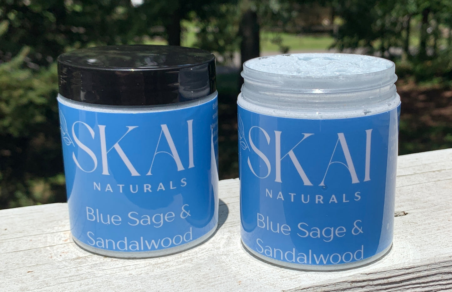 Foaming Bath Sugar scrub- Blue sage & Sandalwood