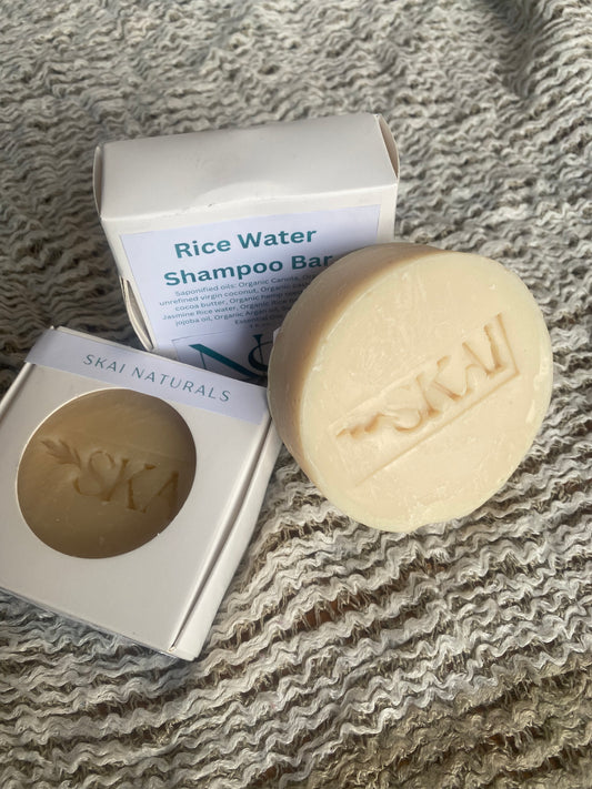 Rice water shampoo bar