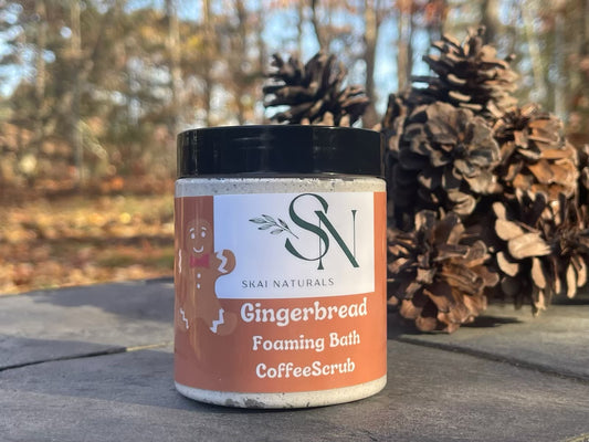 Foaming Bath Gingerbread Coffee Scrub